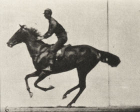 Plate 632 'Bouquet' galloping, saddled — figure reference